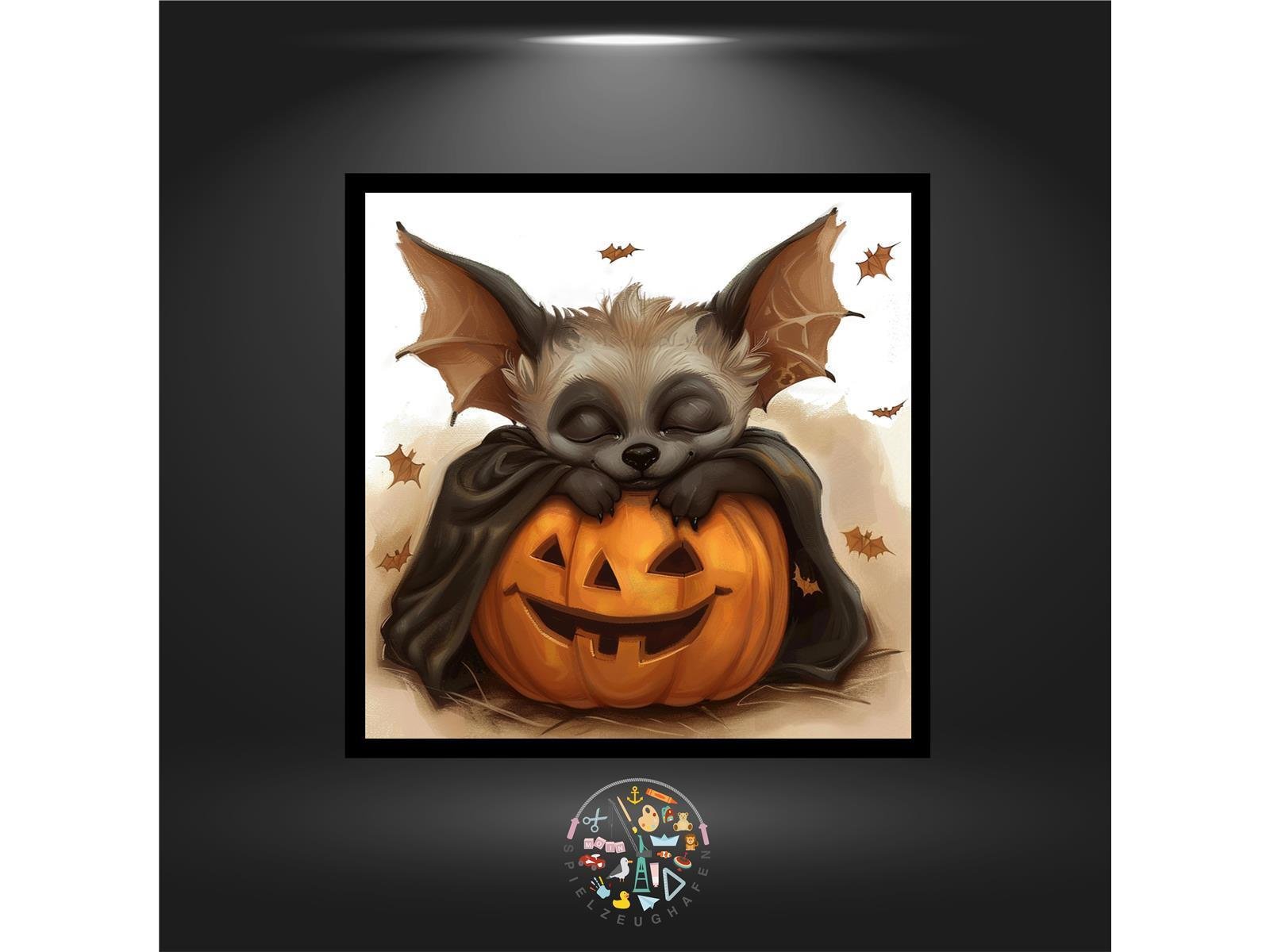 Halloween Sleeping bat - Quadratisch von Spielzeughafen