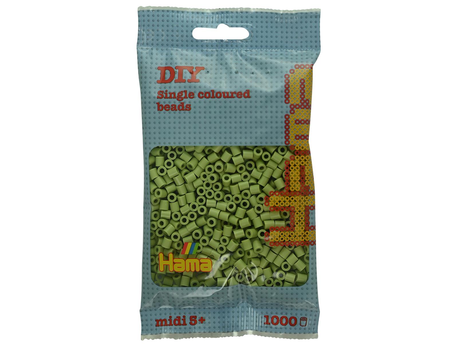 Hama Bügelperlen – Matcha, Midi 5 mm (1000 Stk) von Spielzeughafen