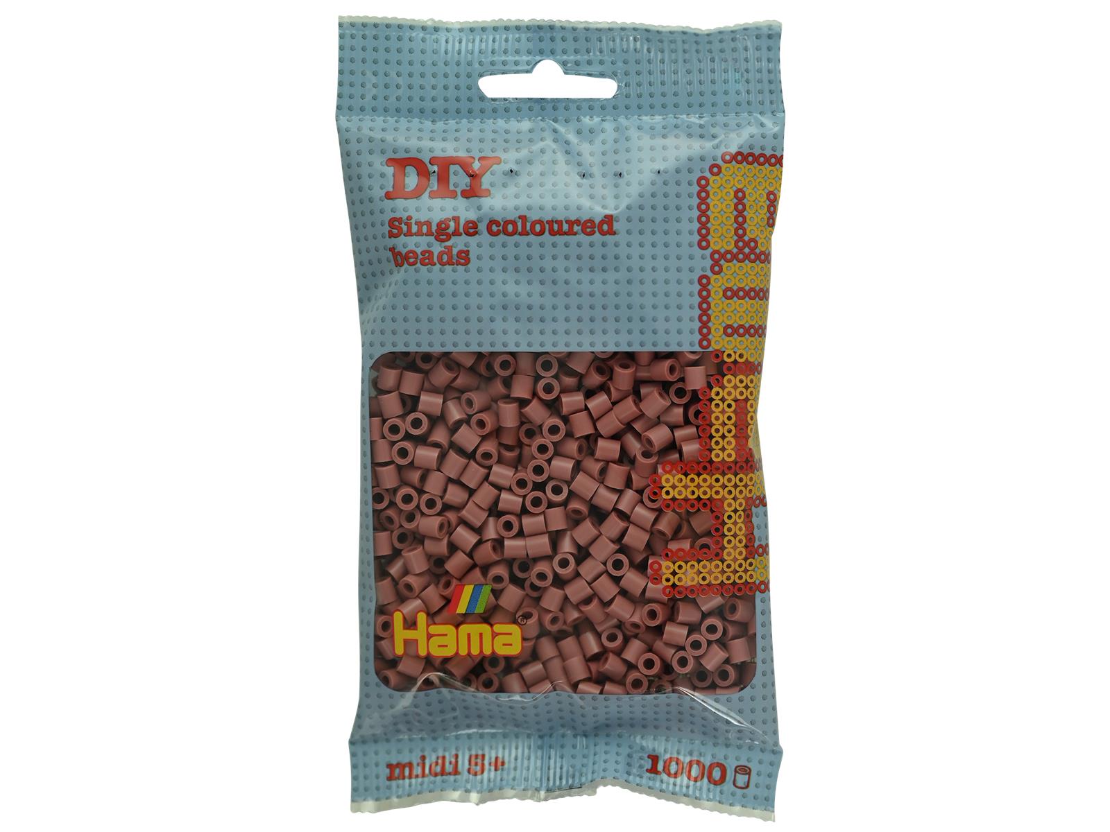 Hama Bügelperlen – Rosenholz, Midi 5 mm (1000 Stk) von Spielzeughafen