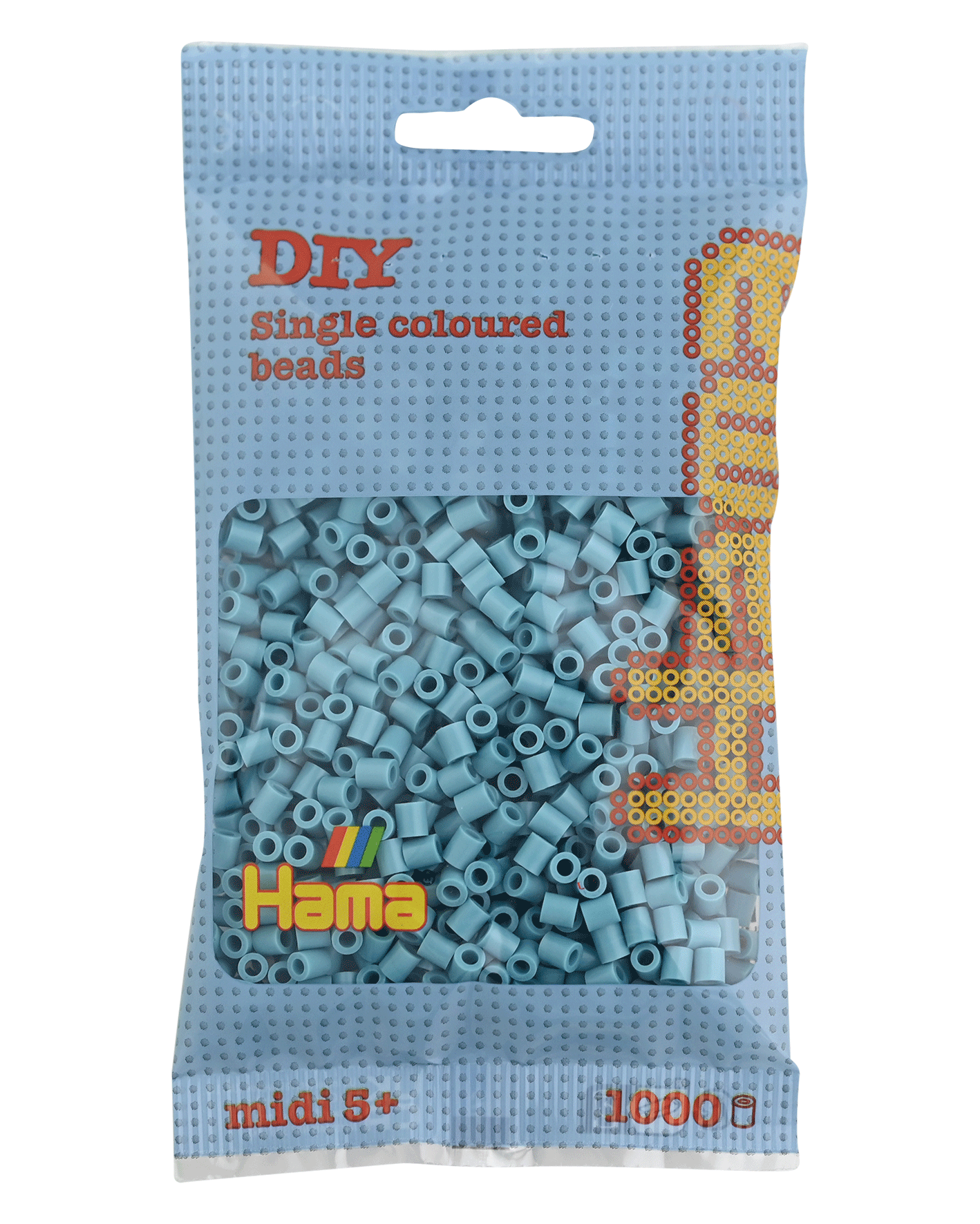 Hama Bügelperlen – Türkis, Midi 5 mm (1000 Stk) von Spielzeughafen