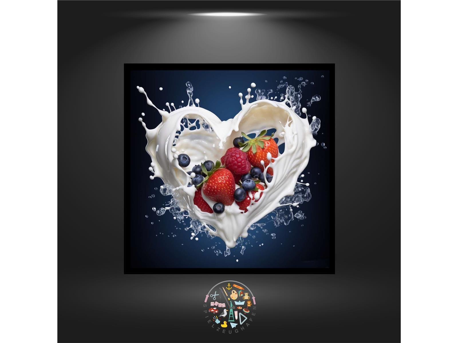 Heart of fruits - Quadratisch von Spielzeughafen