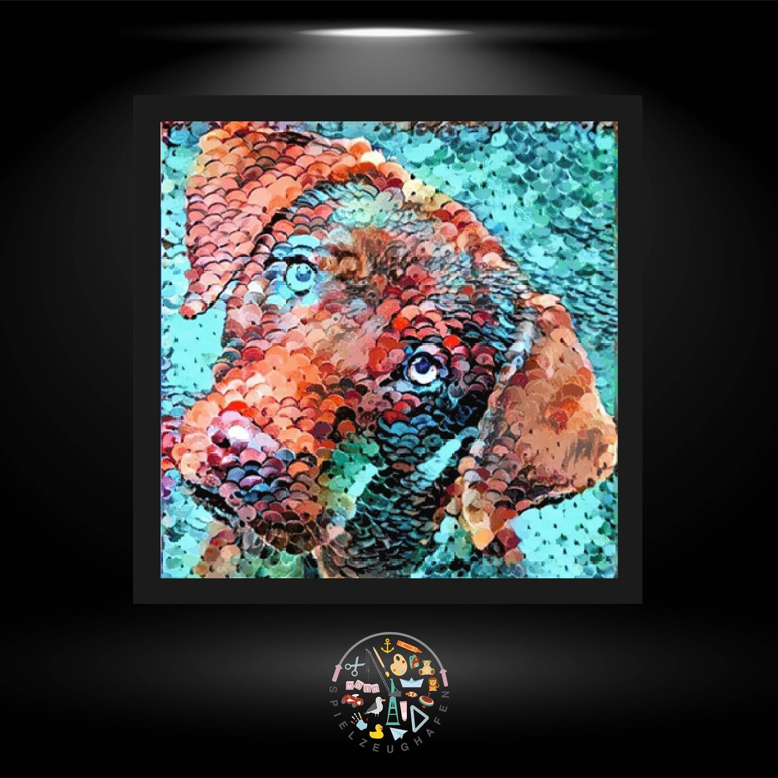 'Hund Cäsar' - Strass / Rhinestone von Spielzeughafen