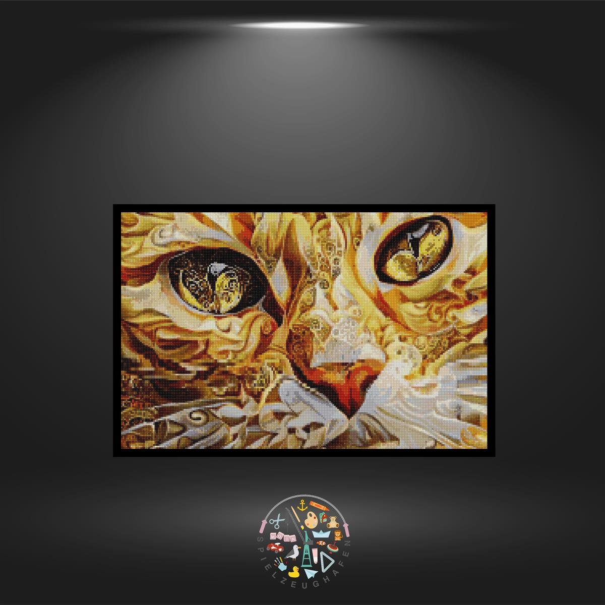 Katze 'Opal' - Quadratisch mit AB von Spielzeughafen