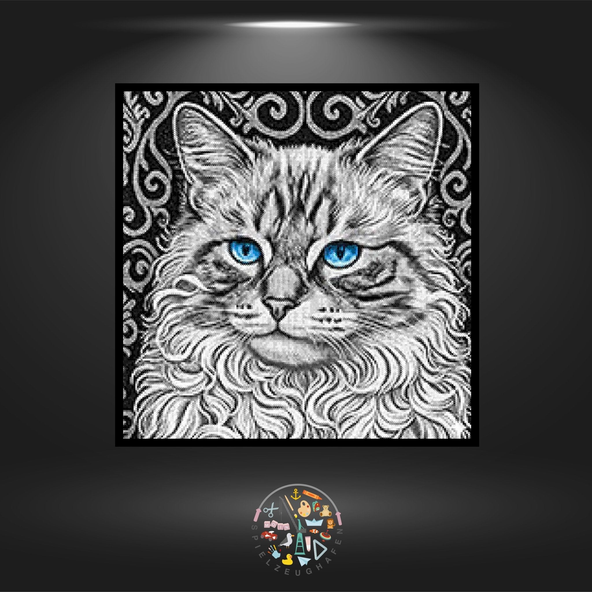 Katze 'Zia' - Bügelperlen von Spielzeughafen