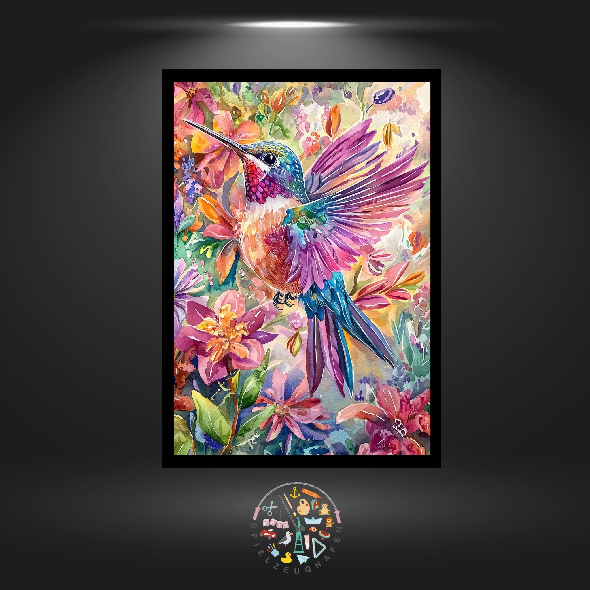 Kolibri 'Pinky' - Quadratisch von Spielzeughafen