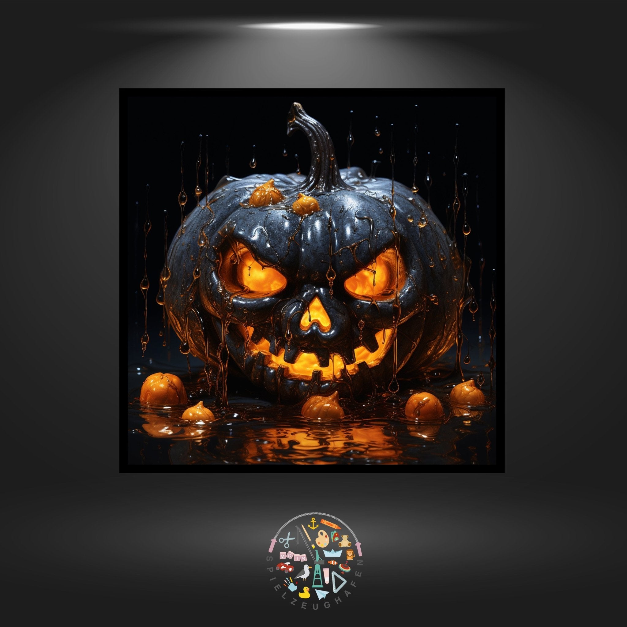 Kürbis 'Black' - Quadratisch von Spielzeughafen