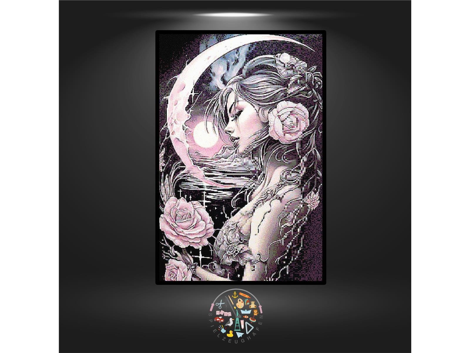 Lady of roses - Strass rund von Spielzeughafen