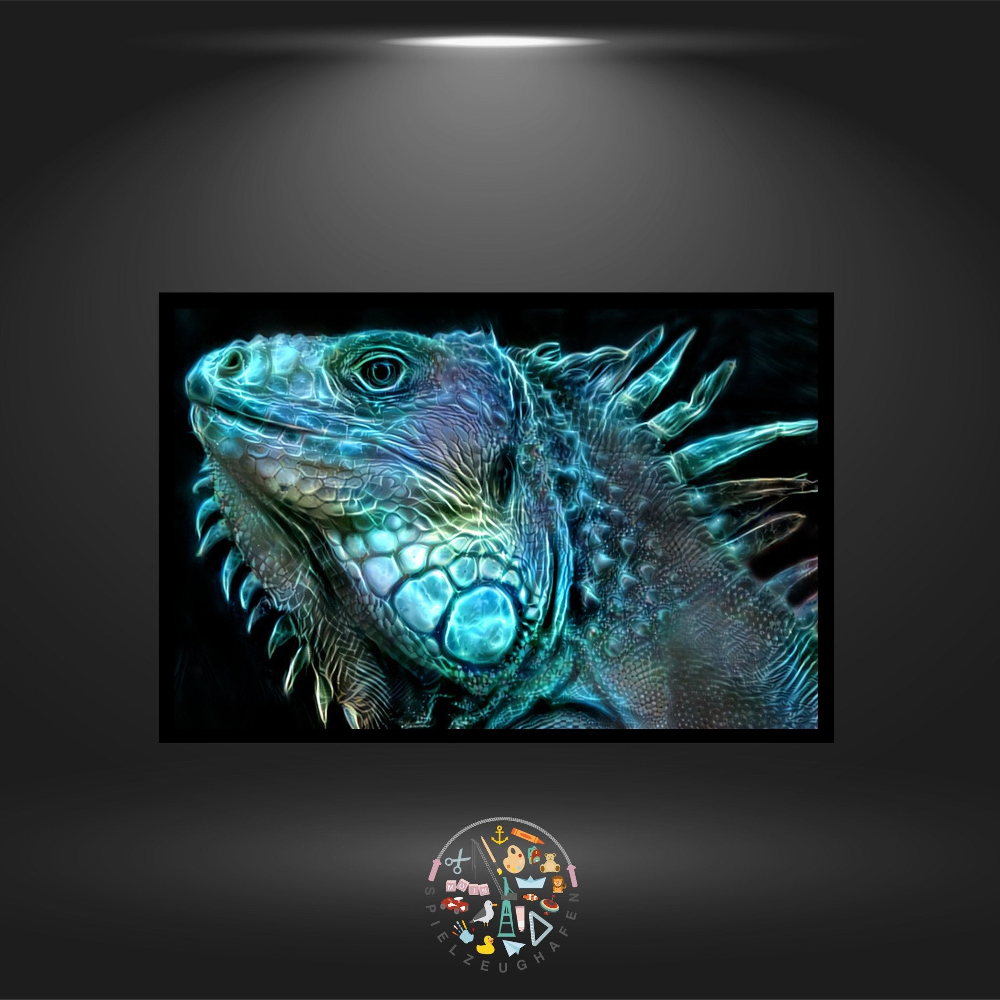 'Leguan' - Strass / Rhinestone von Spielzeughafen