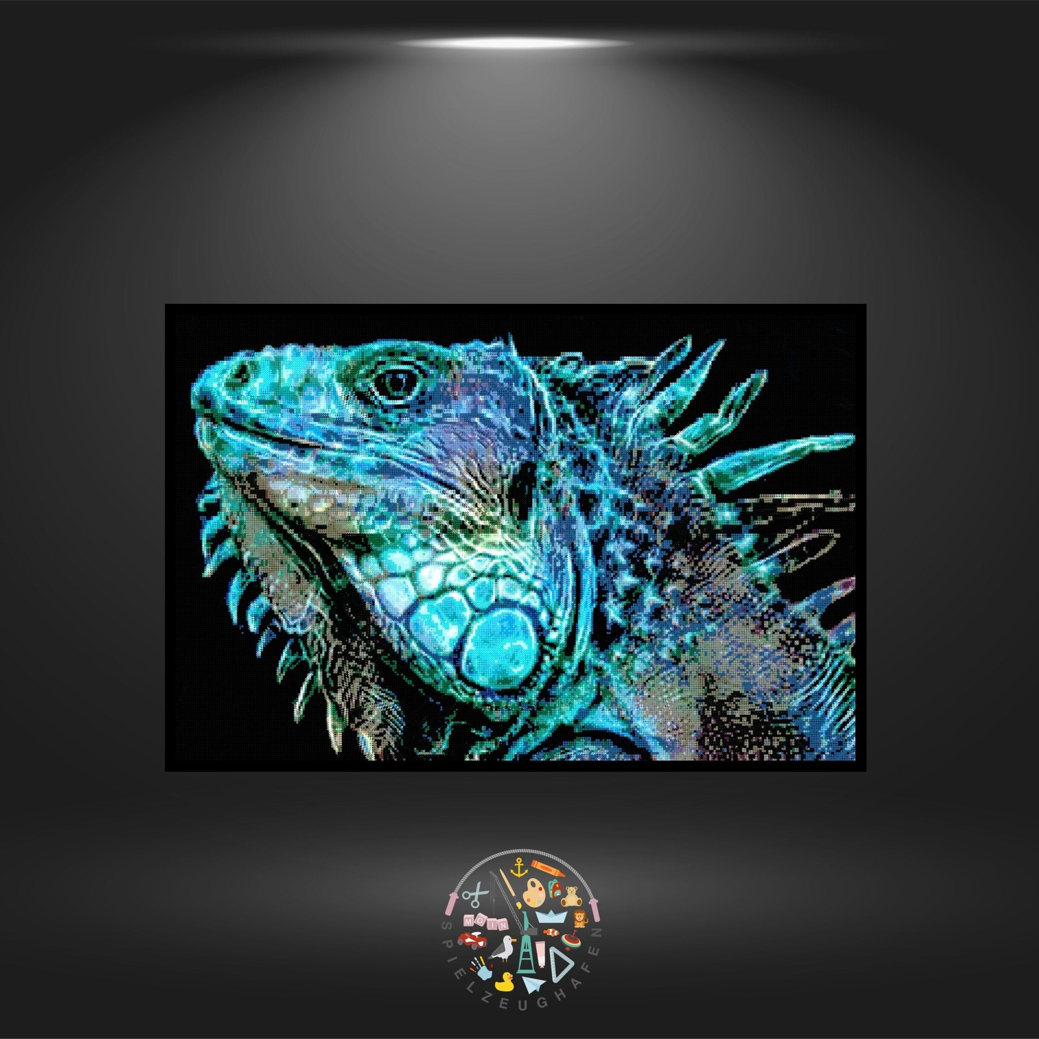 'Leguan' - Strass / Rhinestone von Spielzeughafen