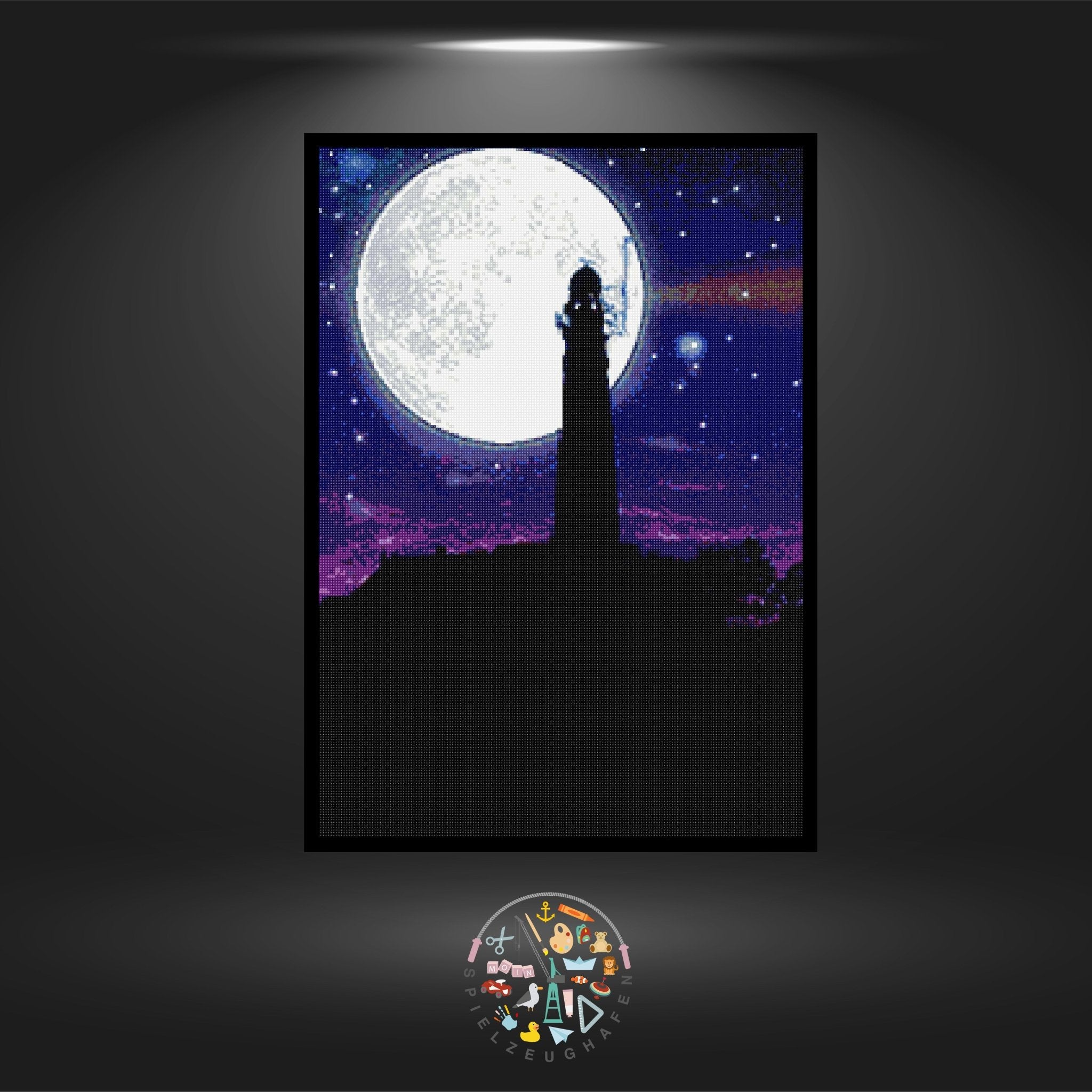 Leuchtturm - Quadratisch nachtleuchtend von Spielzeughafen