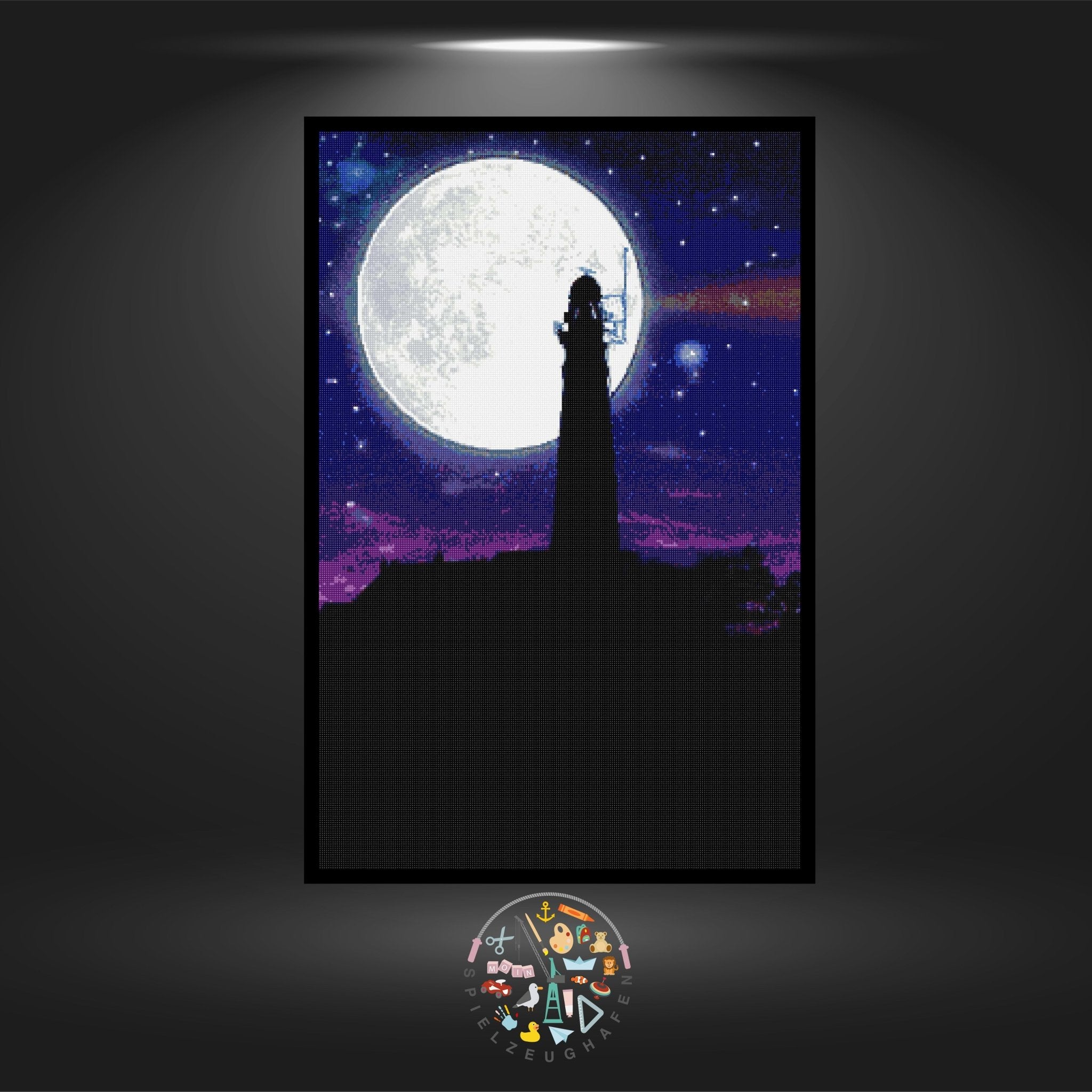 Leuchtturm - Quadratisch nachtleuchtend von Spielzeughafen