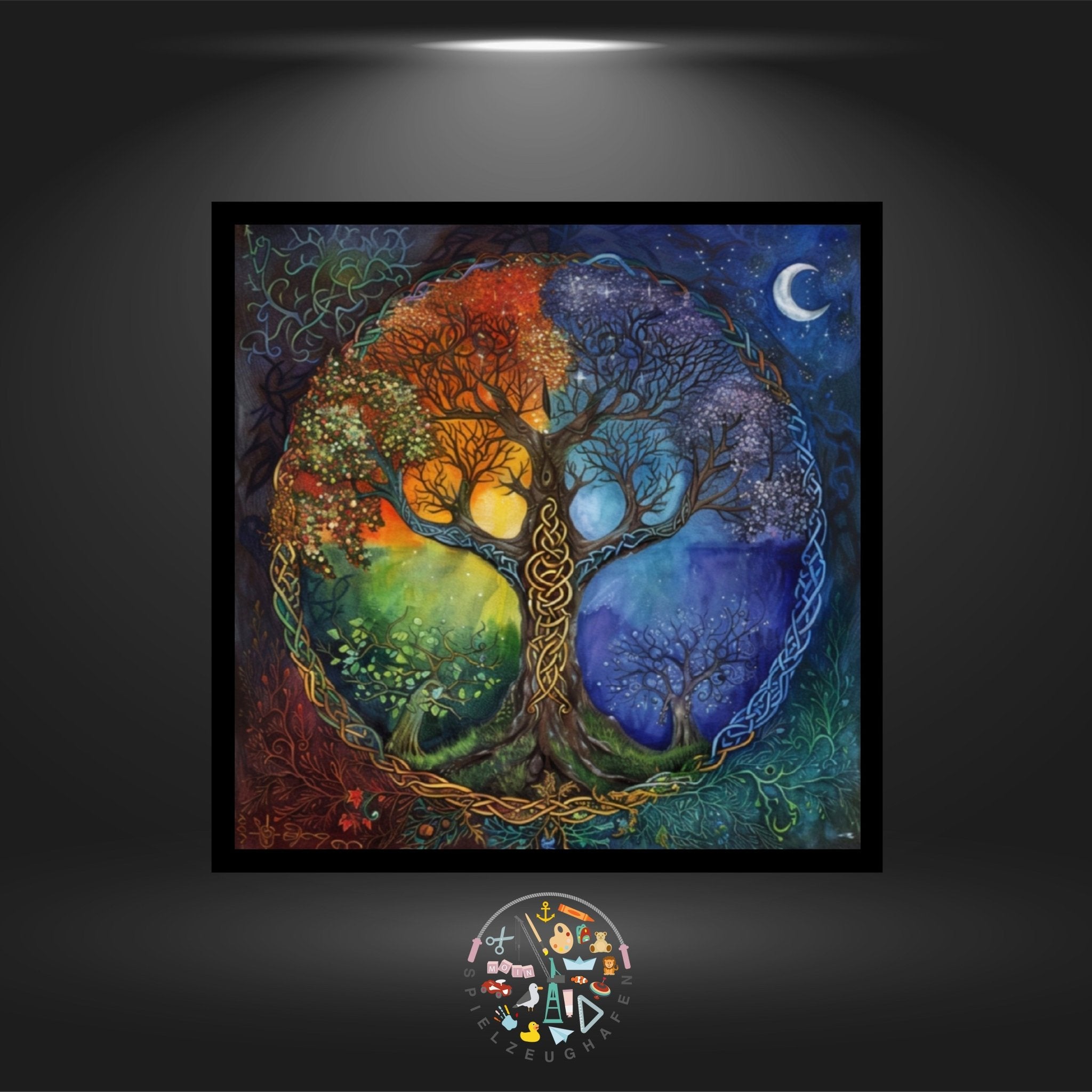 Magic Tree Quadratisch mit eckig Strass von Spielzeughafen