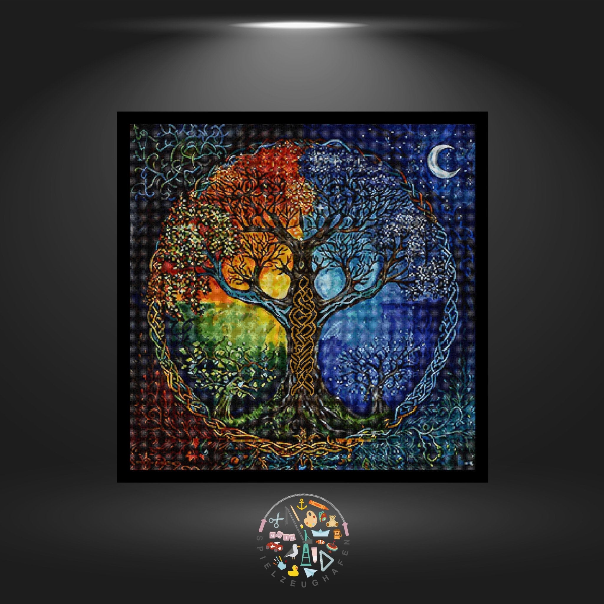 Magic Tree Quadratisch mit eckig Strass von Spielzeughafen