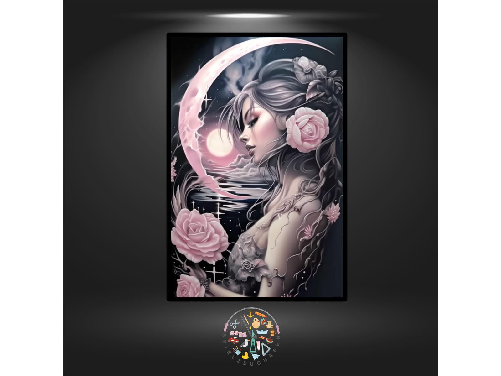 Lady of roses - Quadratisch mit AB