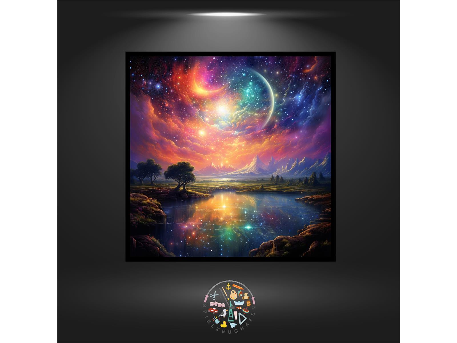 Rainbowmoon - Quadratisch mit eckig Strass