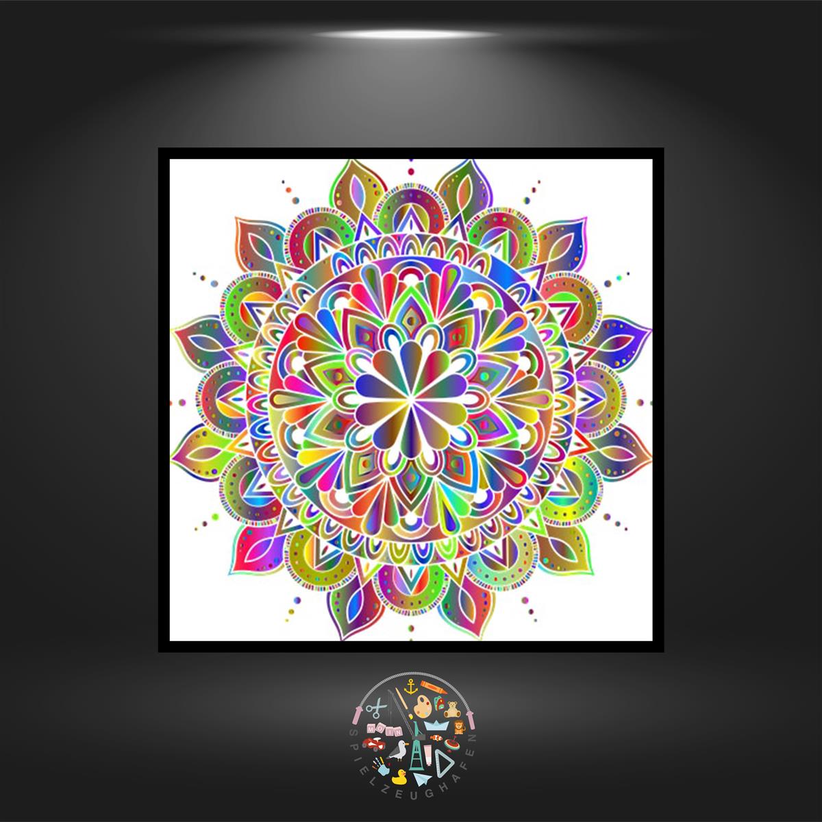 Mandala 'Colorful' - Strass