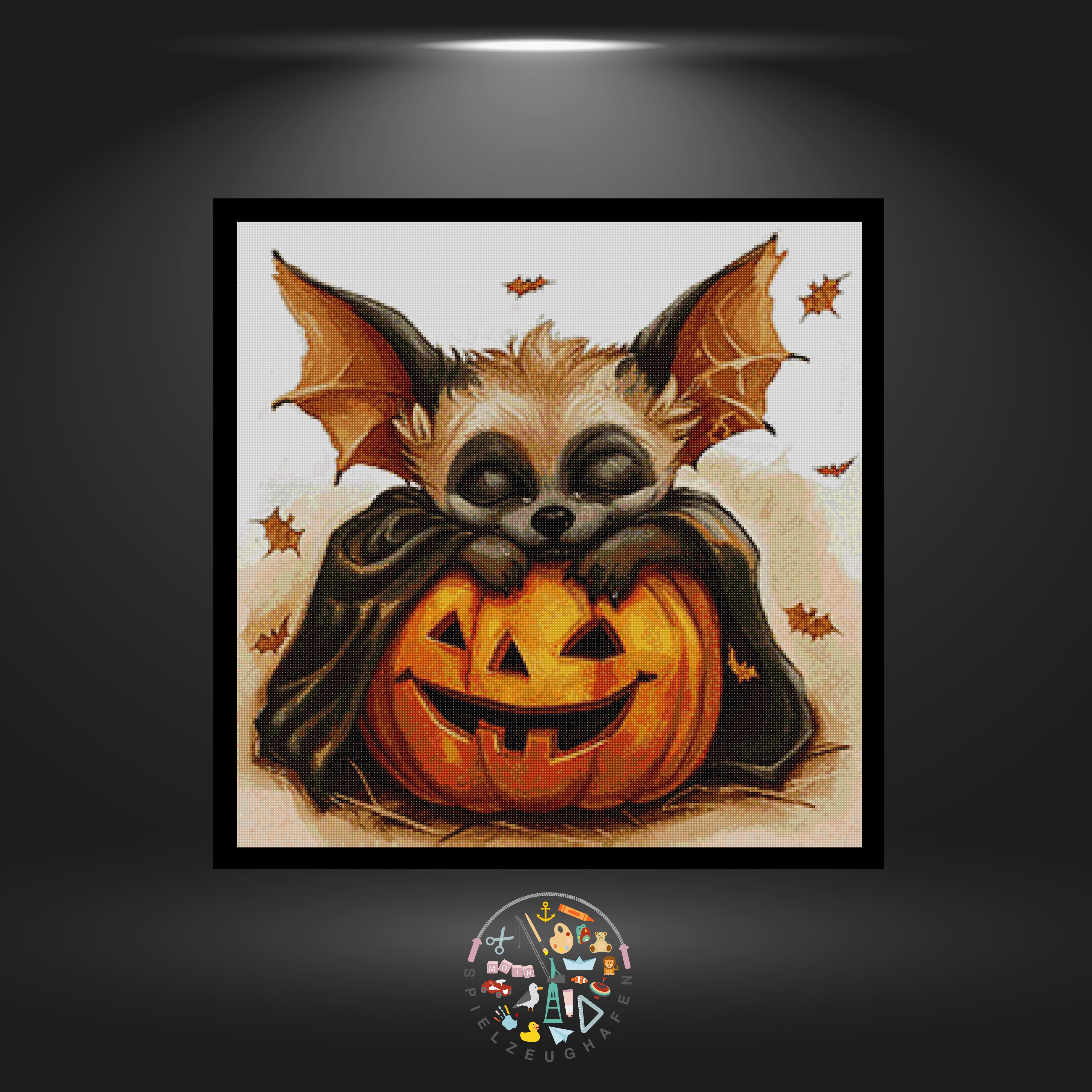 Halloween Sleeping bat - Quadratisch