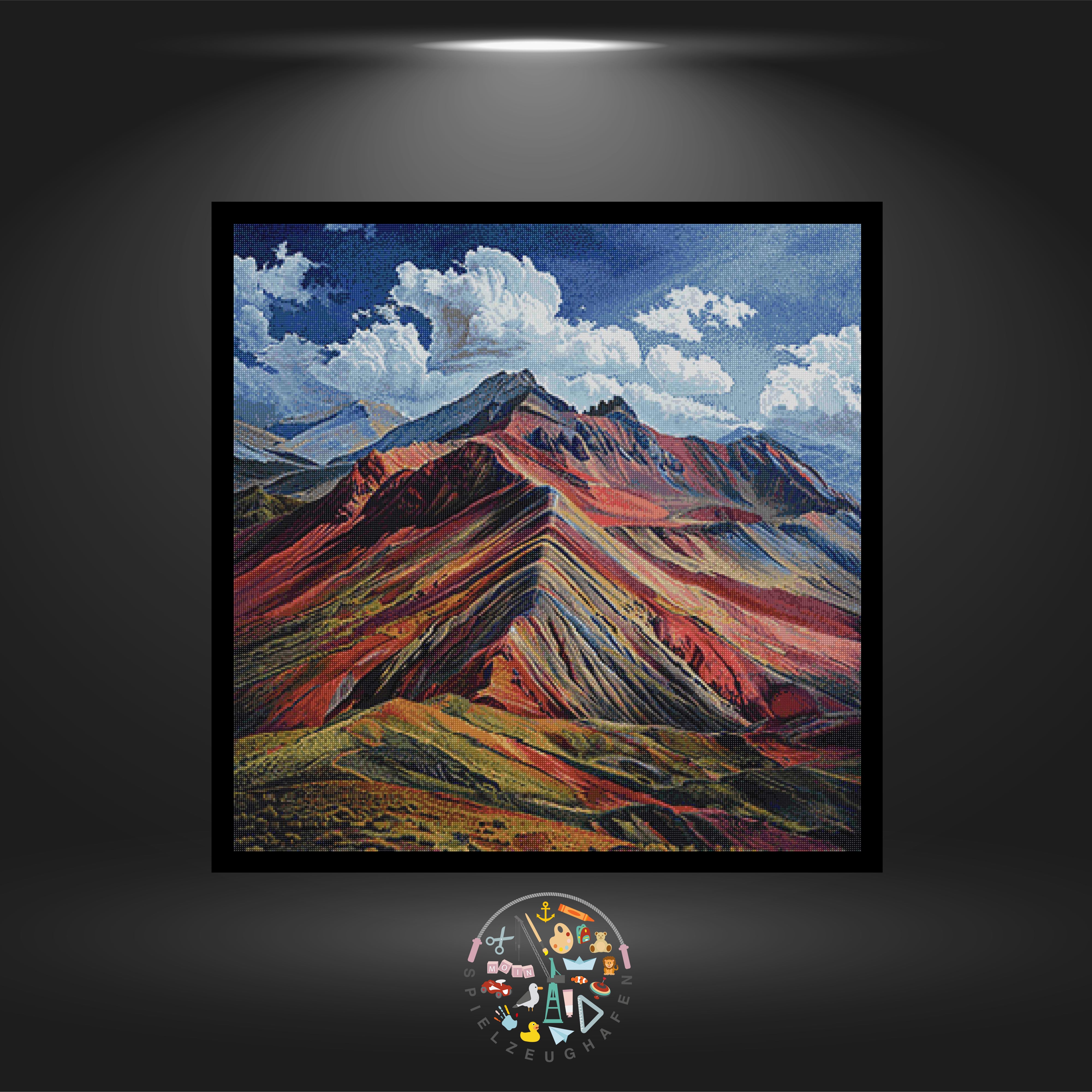 Mountain Vinicunca (Peru)  - Quadratisch