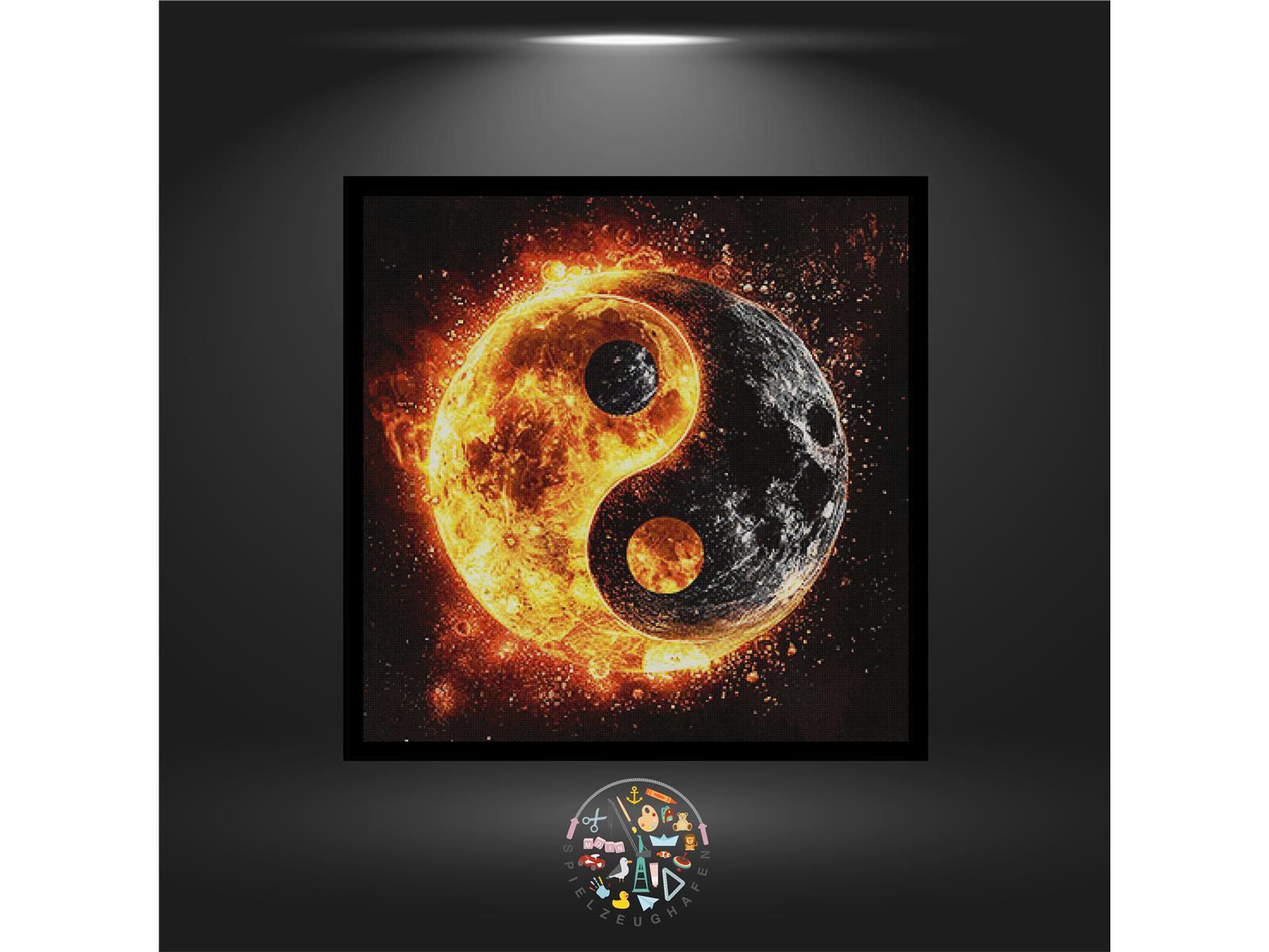 Yin Yang Fire - Quadratisch