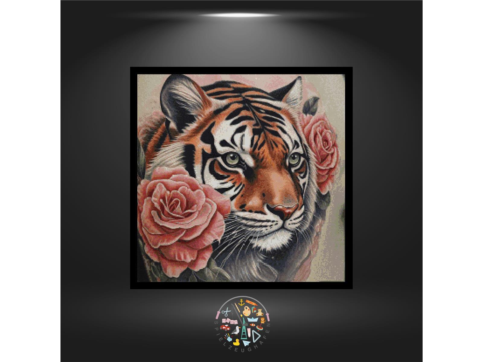 Tiger of Roses - Quadratisch mit AB