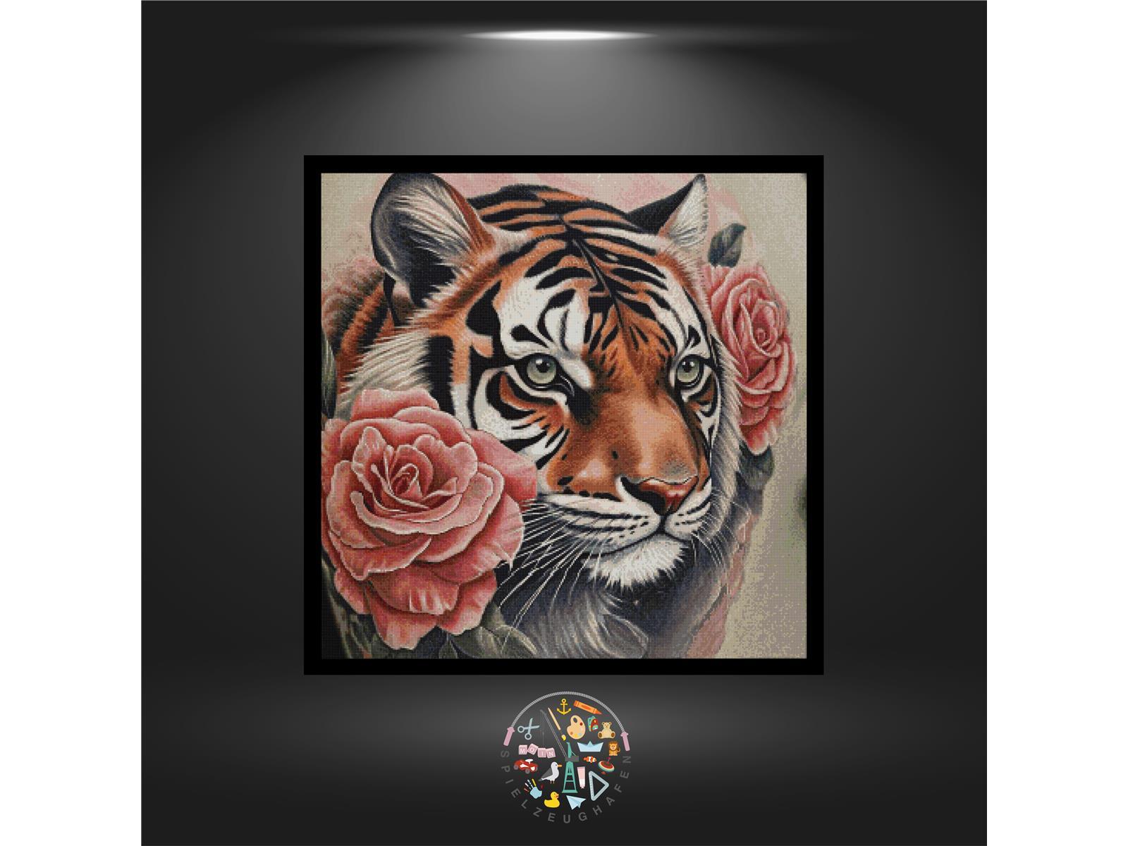 Tiger of Roses - Quadratisch mit AB