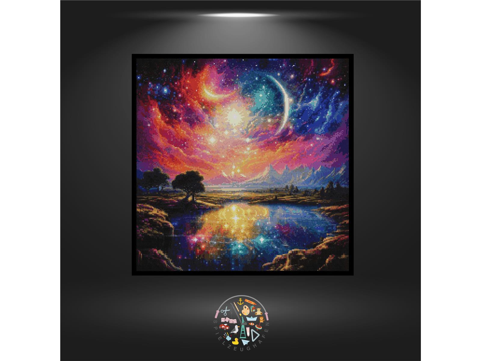 Rainbowmoon - Quadratisch mit eckig Strass