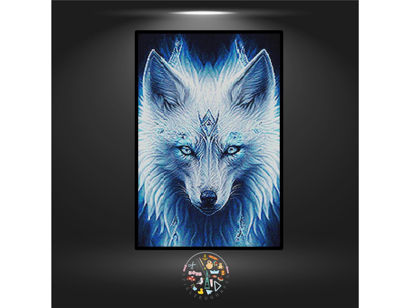 Snow wolf 'Queen' - Quadratisch mit AB