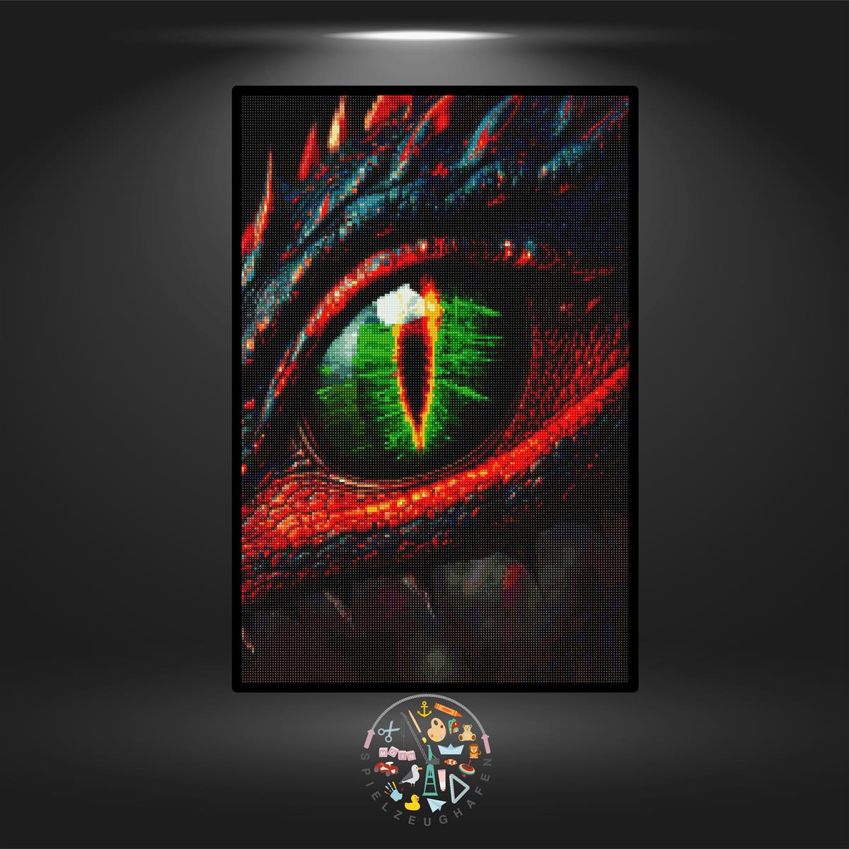 Dragon Eye - Quadratisch/ Strass (eckig)