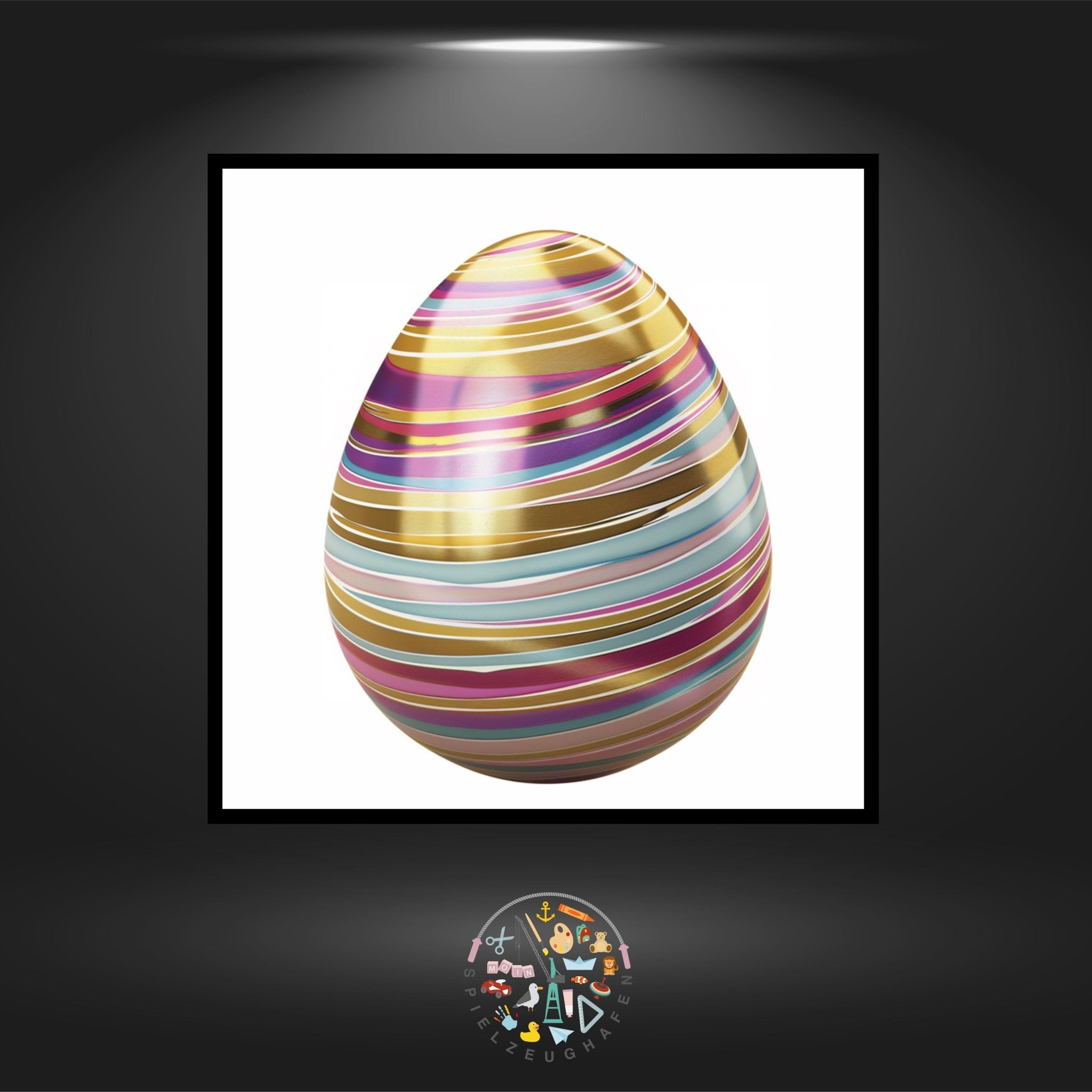 Osterei 1 - Strass rund von Spielzeughafen