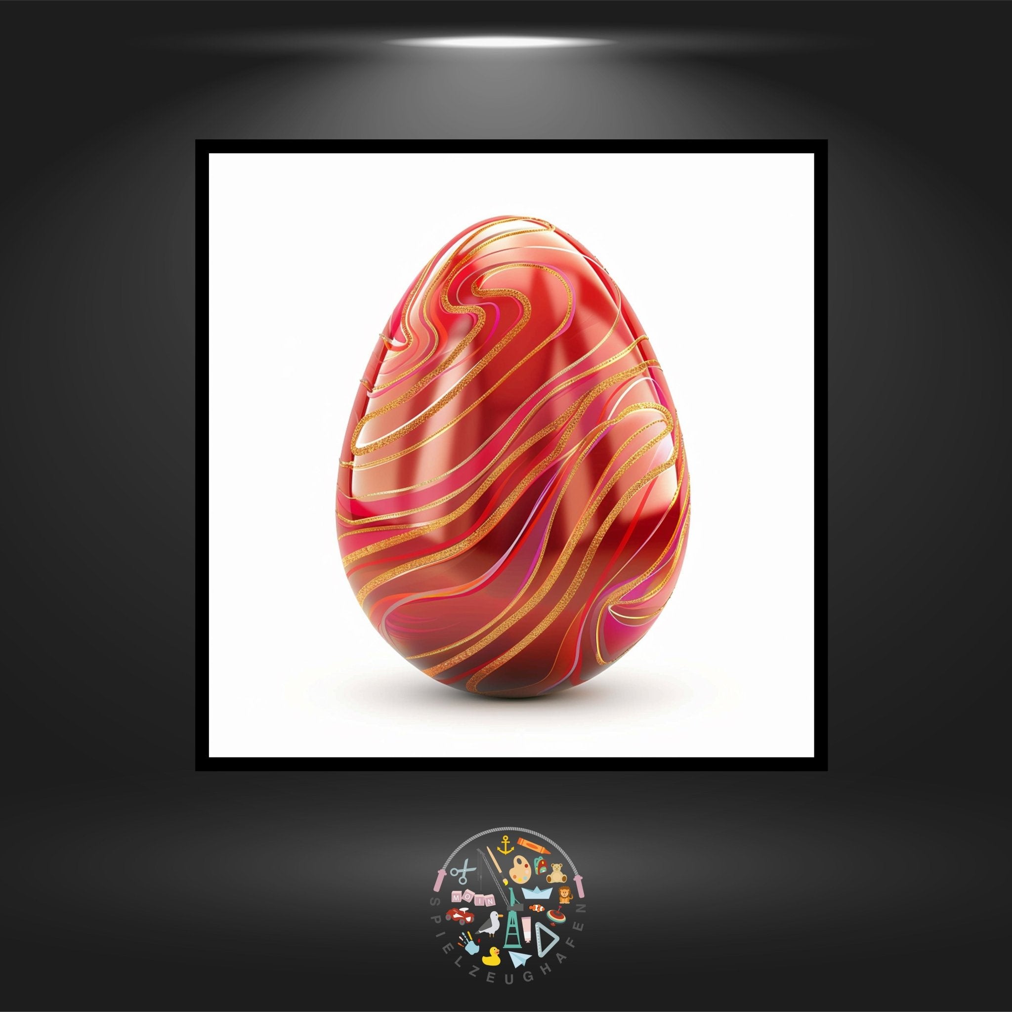 Osterei 19 - Strass rund von Spielzeughafen