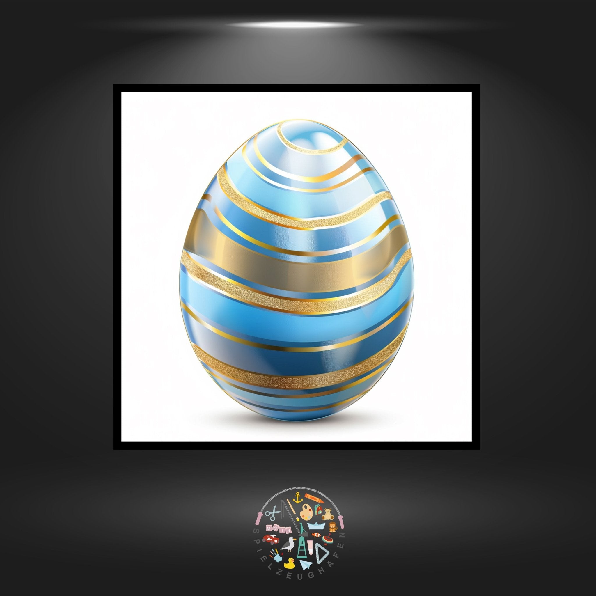 Osterei 2 - Strass rund von Spielzeughafen