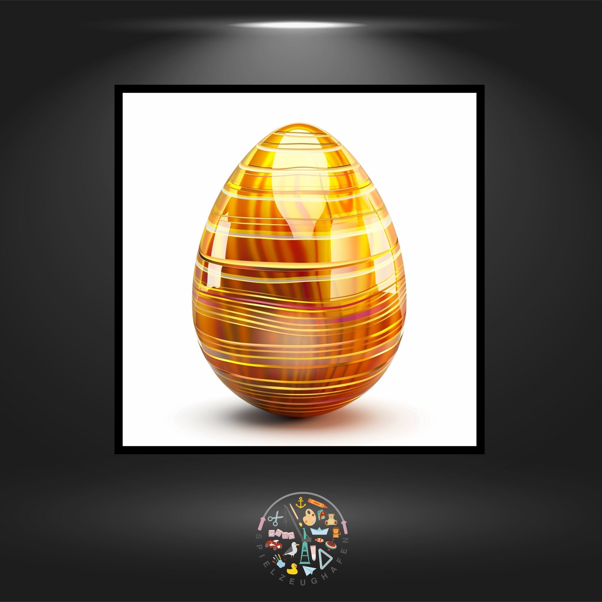 Osterei 3 - Strass rund von Spielzeughafen