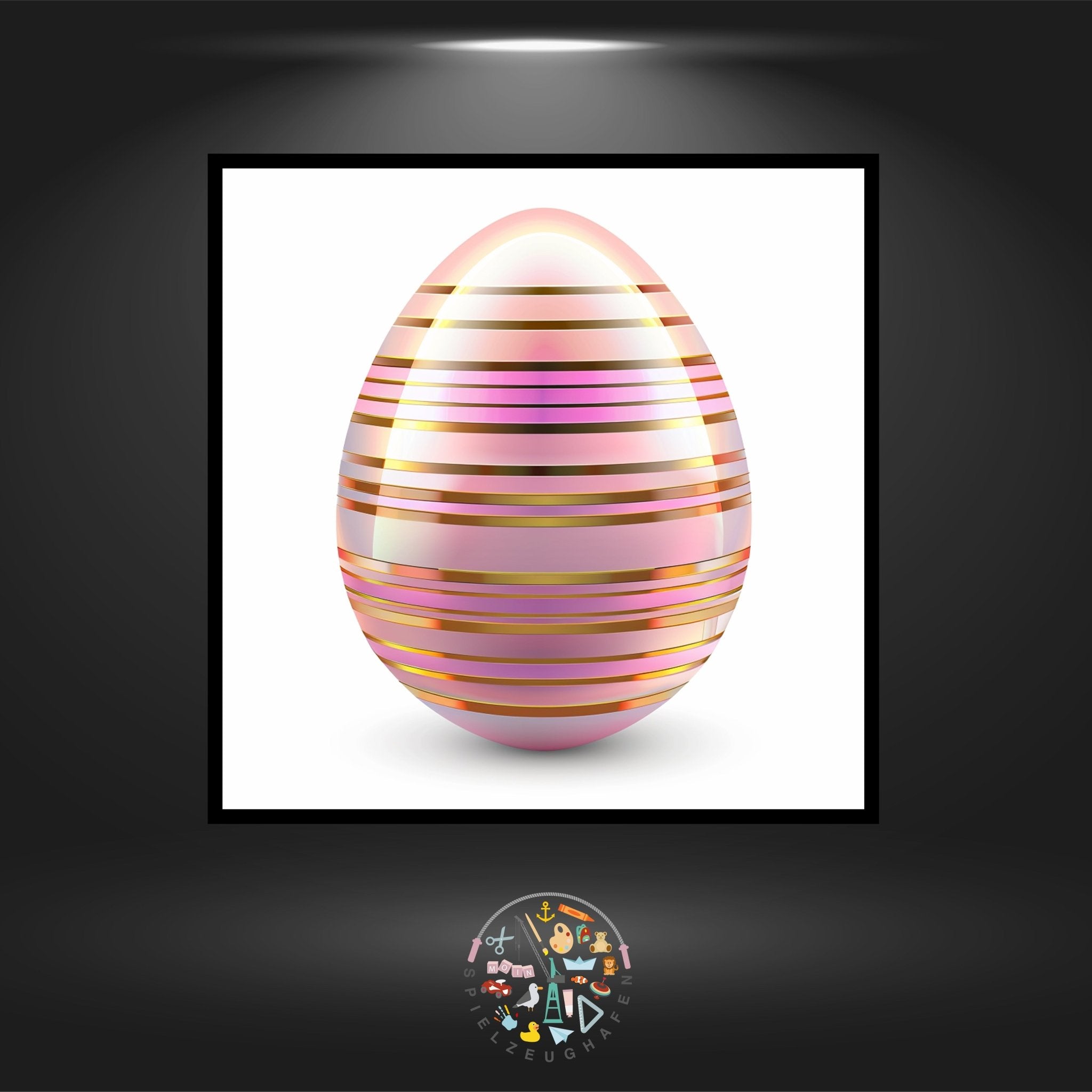 Osterei 4 - Strass rund von Spielzeughafen