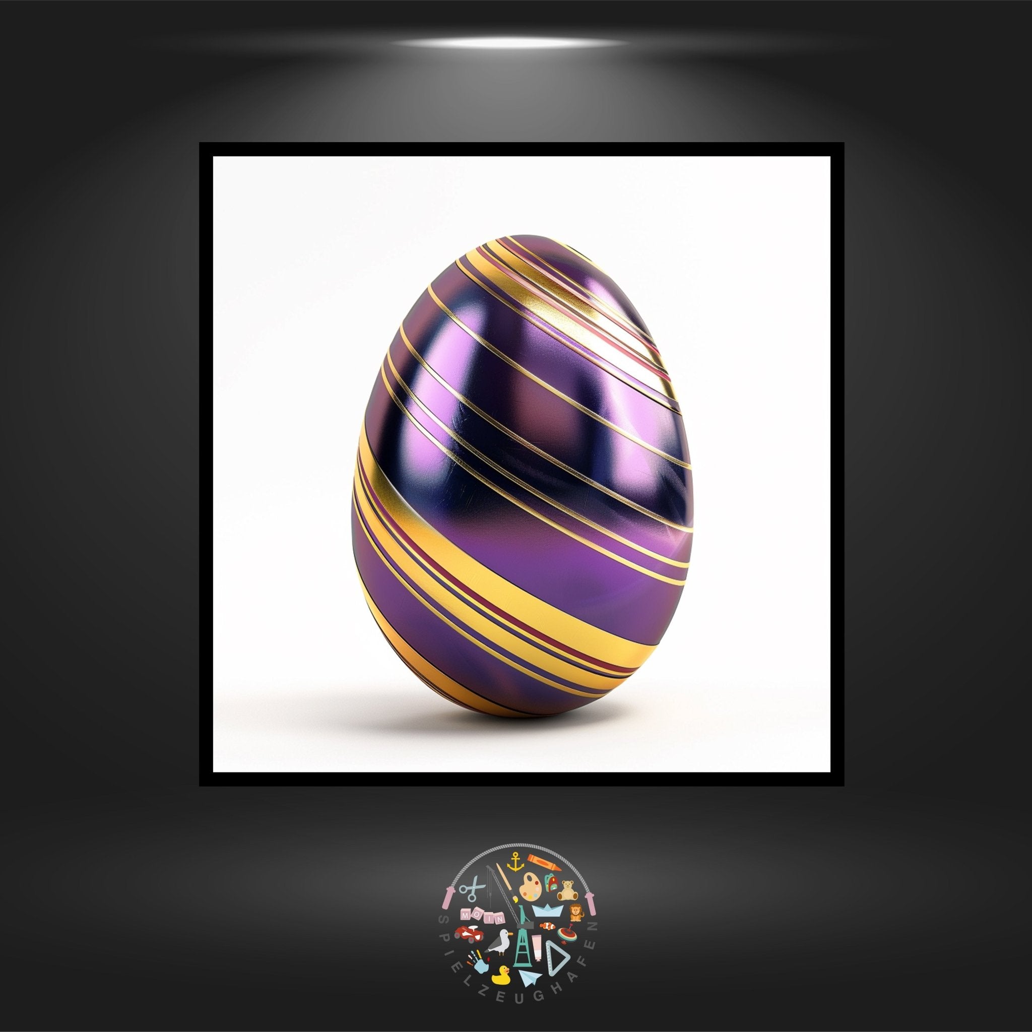 Osterei 6 - Strass rund von Spielzeughafen