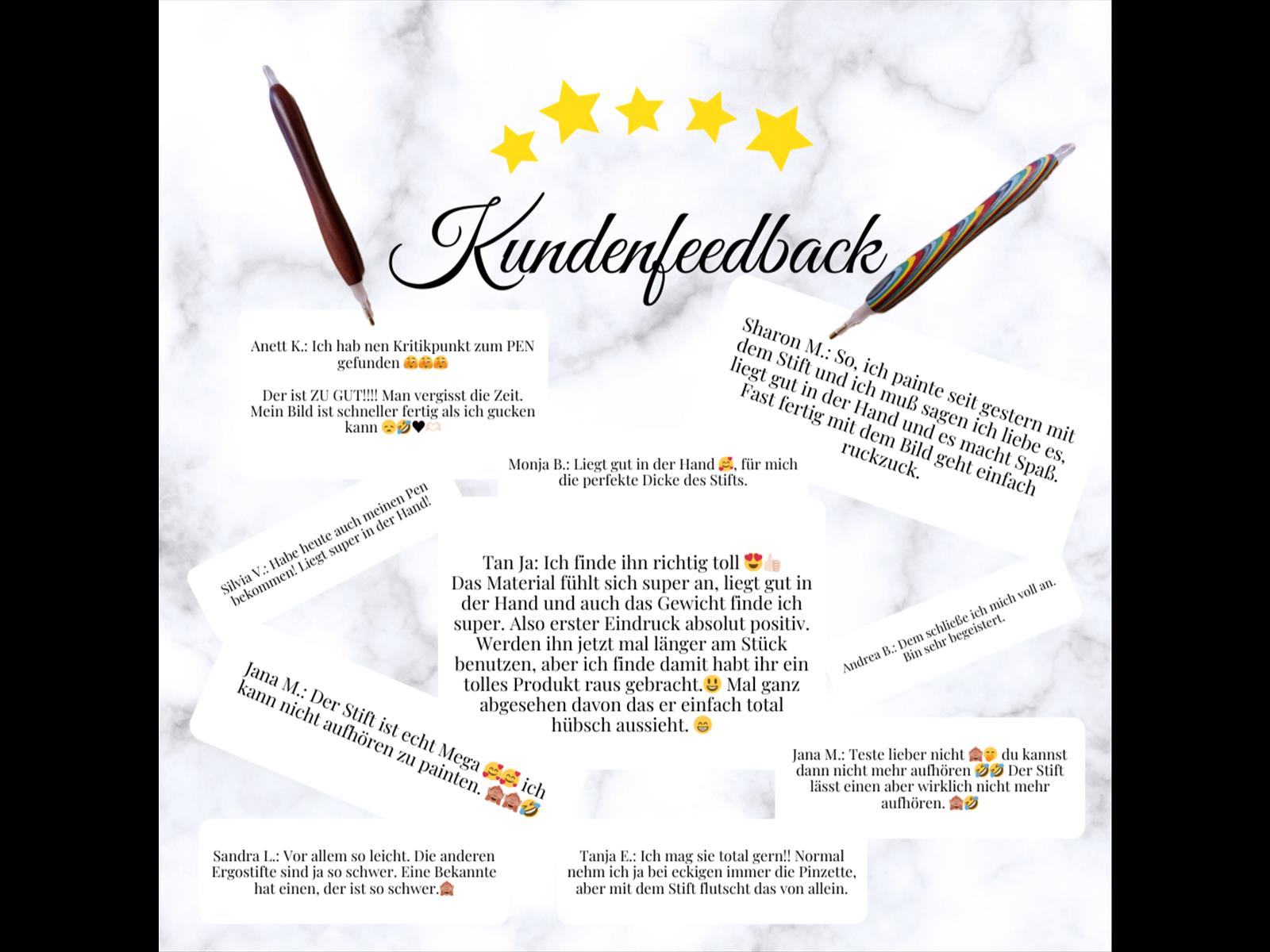 Premium Diamond Painting Stift Echtholz handgefertigt von Spielzeughafen