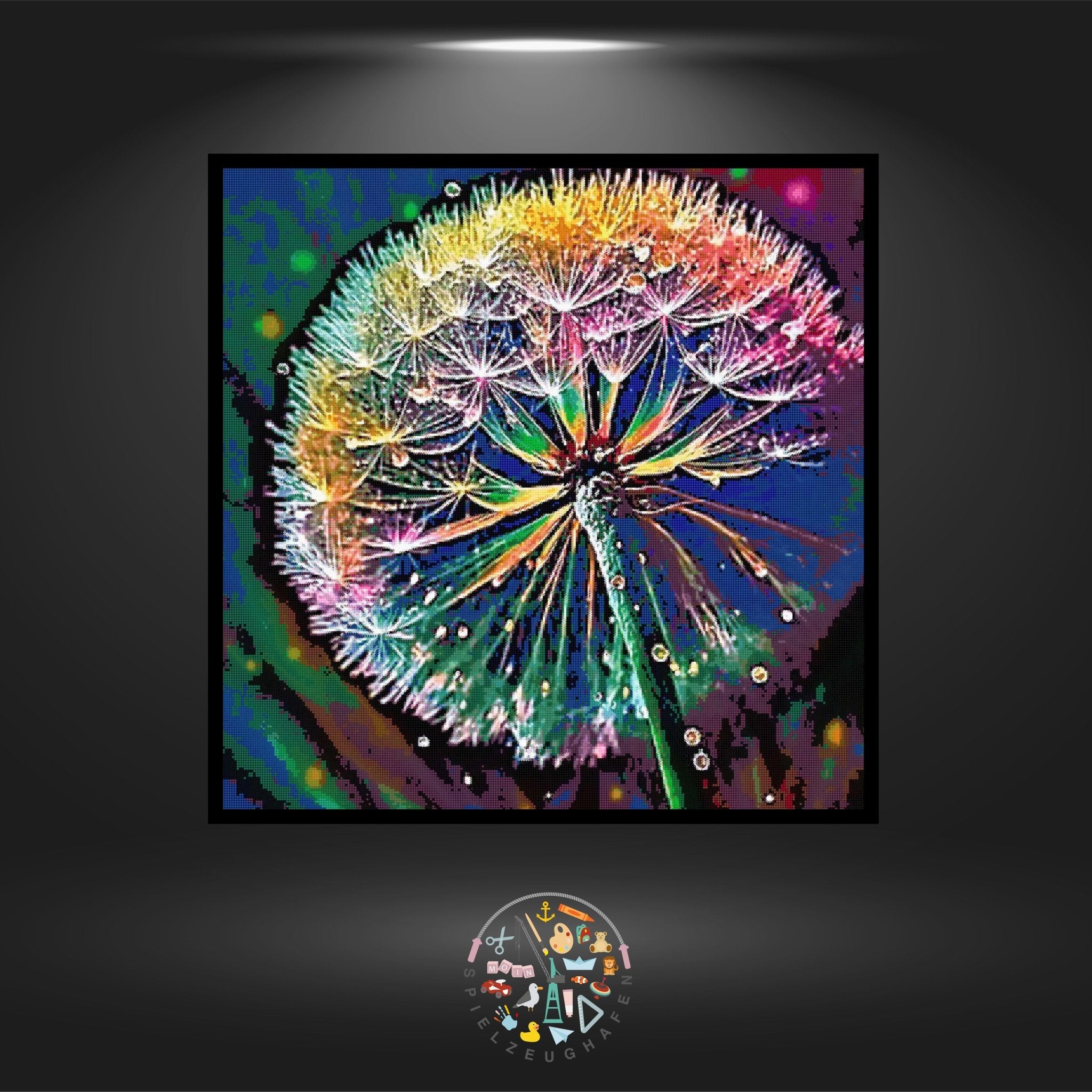 Pusteblume Rainbow - Strass rund von Spielzeughafen