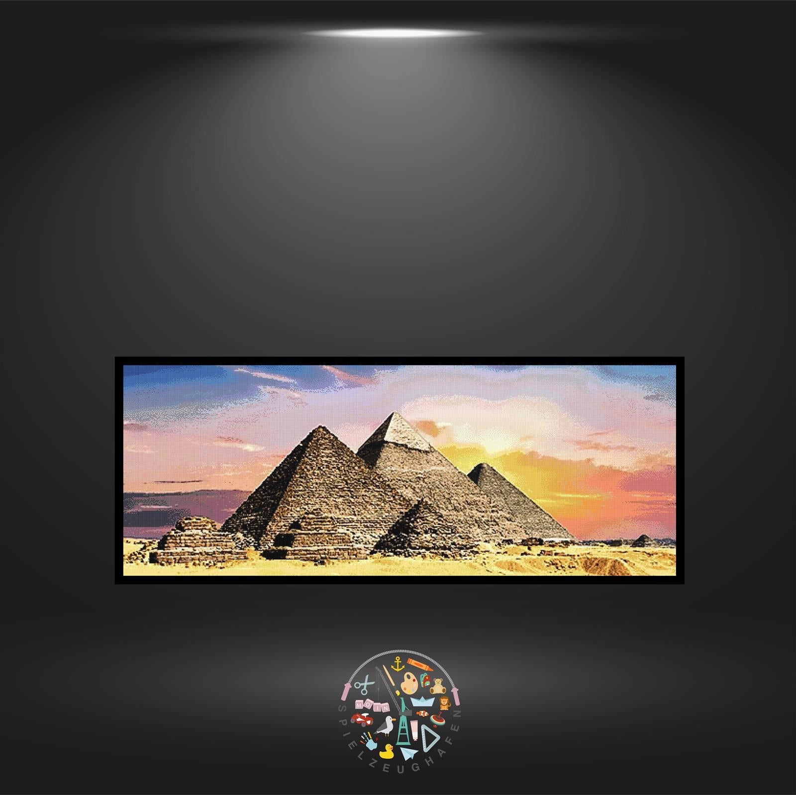 'Pyramiden von Gizeh' - Quadratisch von Spielzeughafen