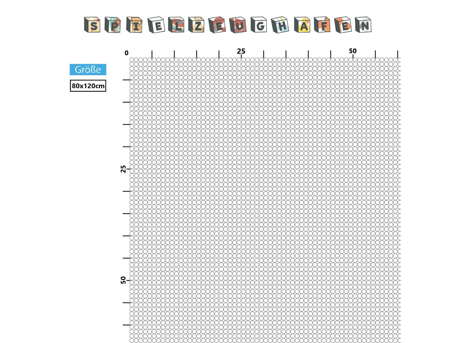 Rasterfolien für Diamond Painting Rund 2,8mm von Spielzeughafen