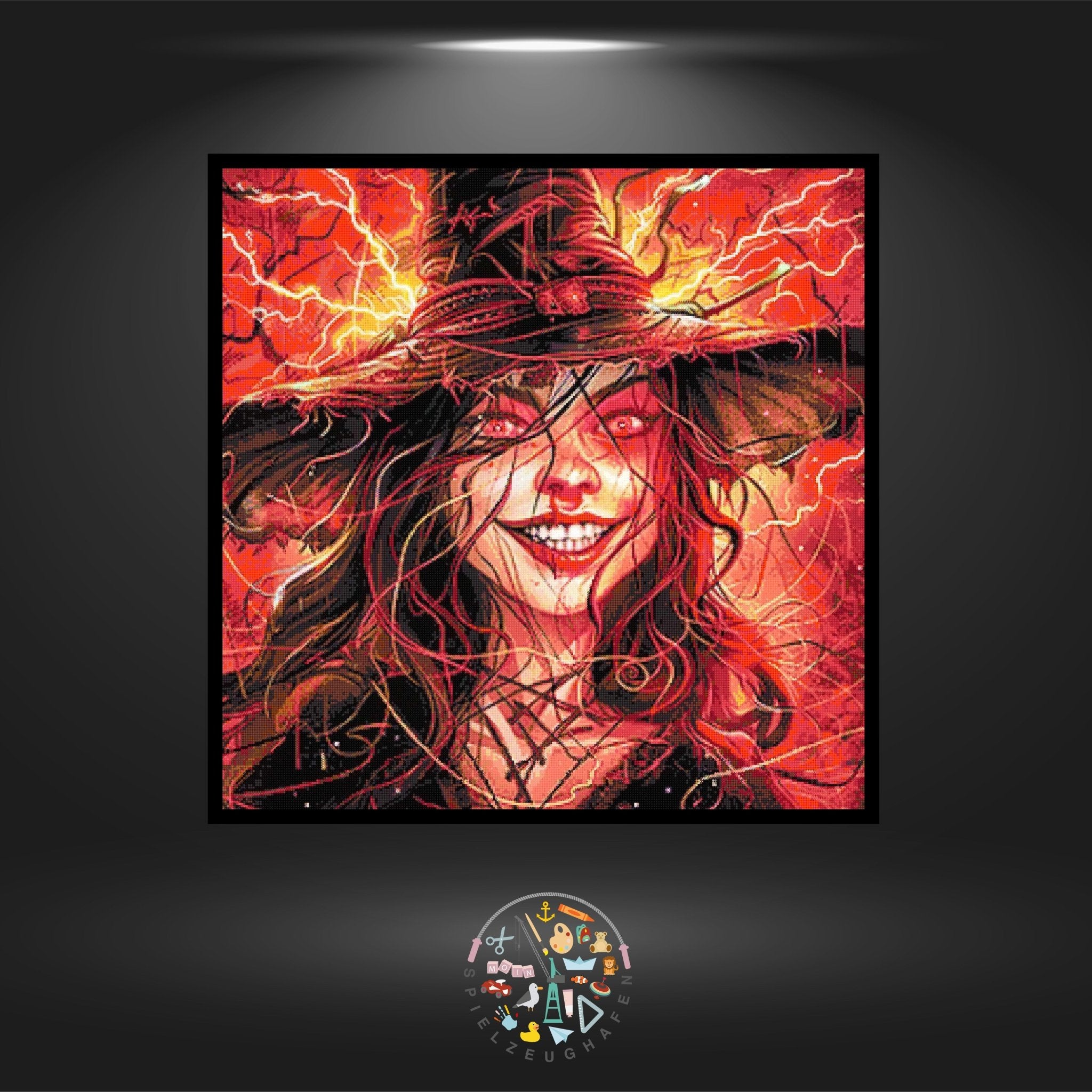 Red Lady - Strass rund von Spielzeughafen