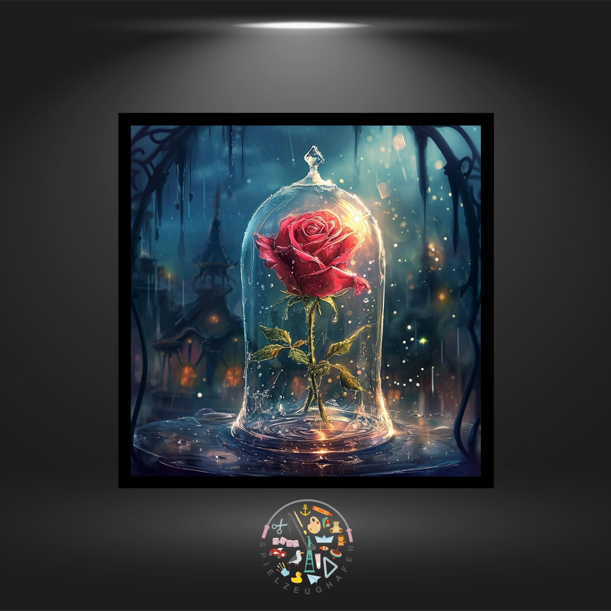 Rose True Love - Quadratisch mit AB von Spielzeughafen