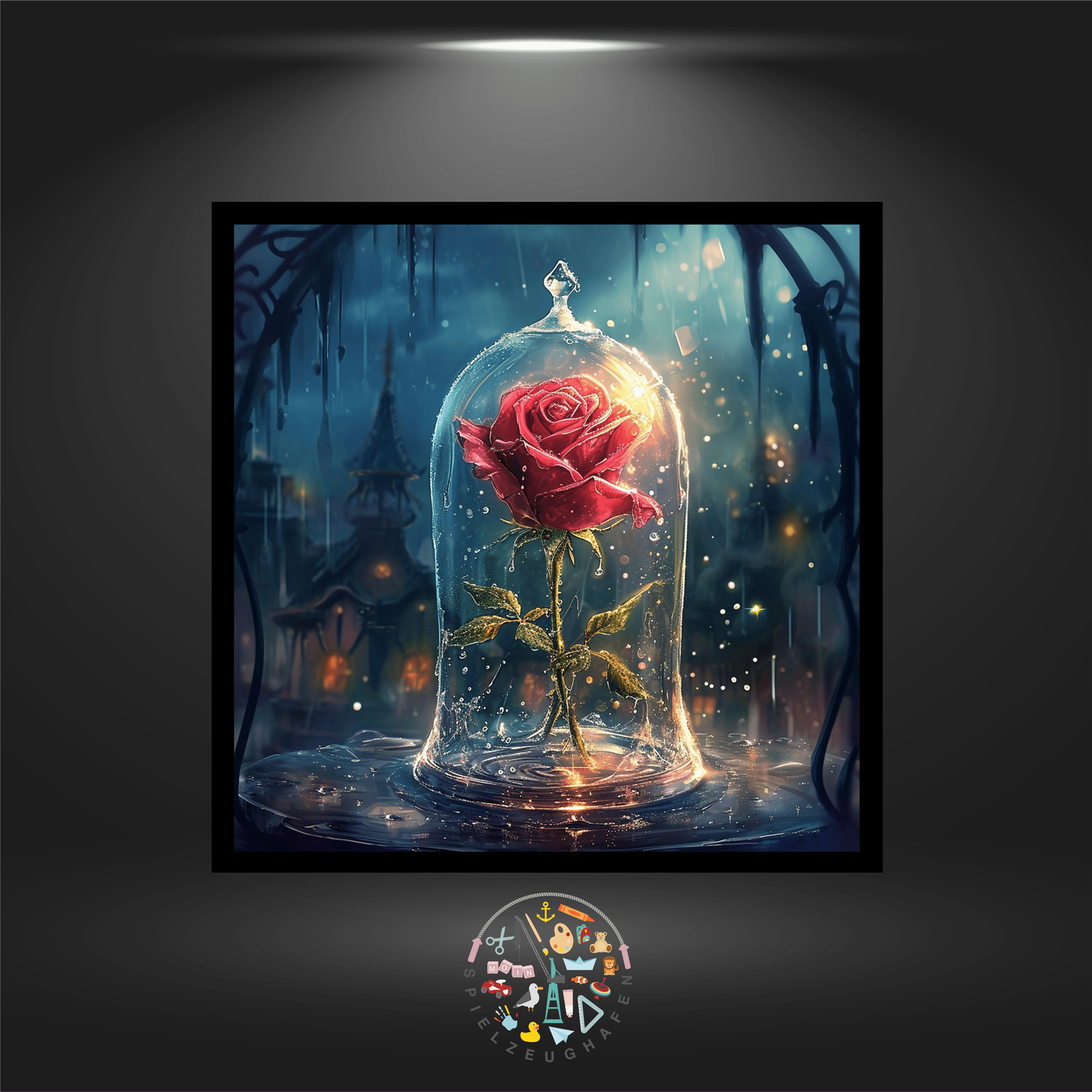 Rose True Love - Quadratisch mit AB von Spielzeughafen