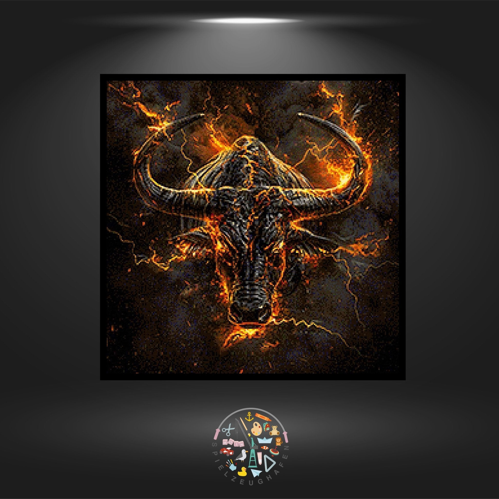 Sternzeichen Dark side - Stier - Quadratisch von Spielzeughafen