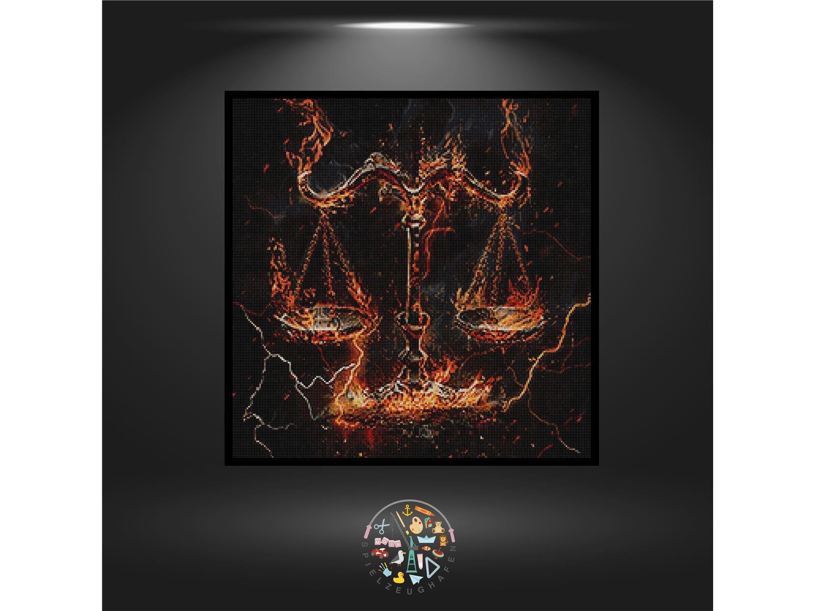 Sternzeichen Dark side - Waage - Quadratisch von Spielzeughafen