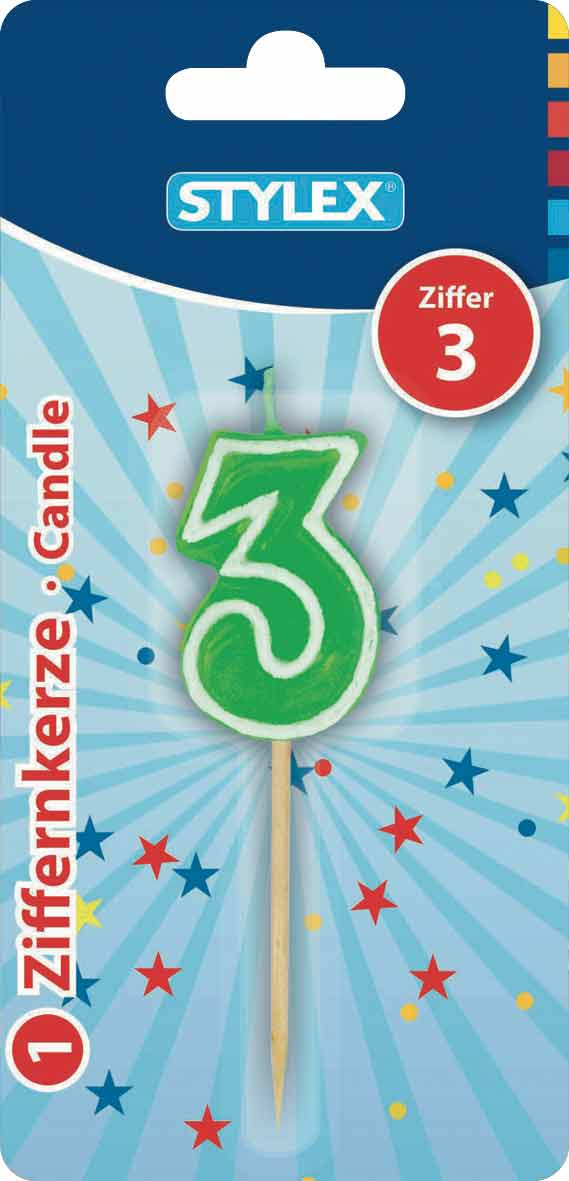 STYLEX Zahlenkerzen von Spielzeughafen