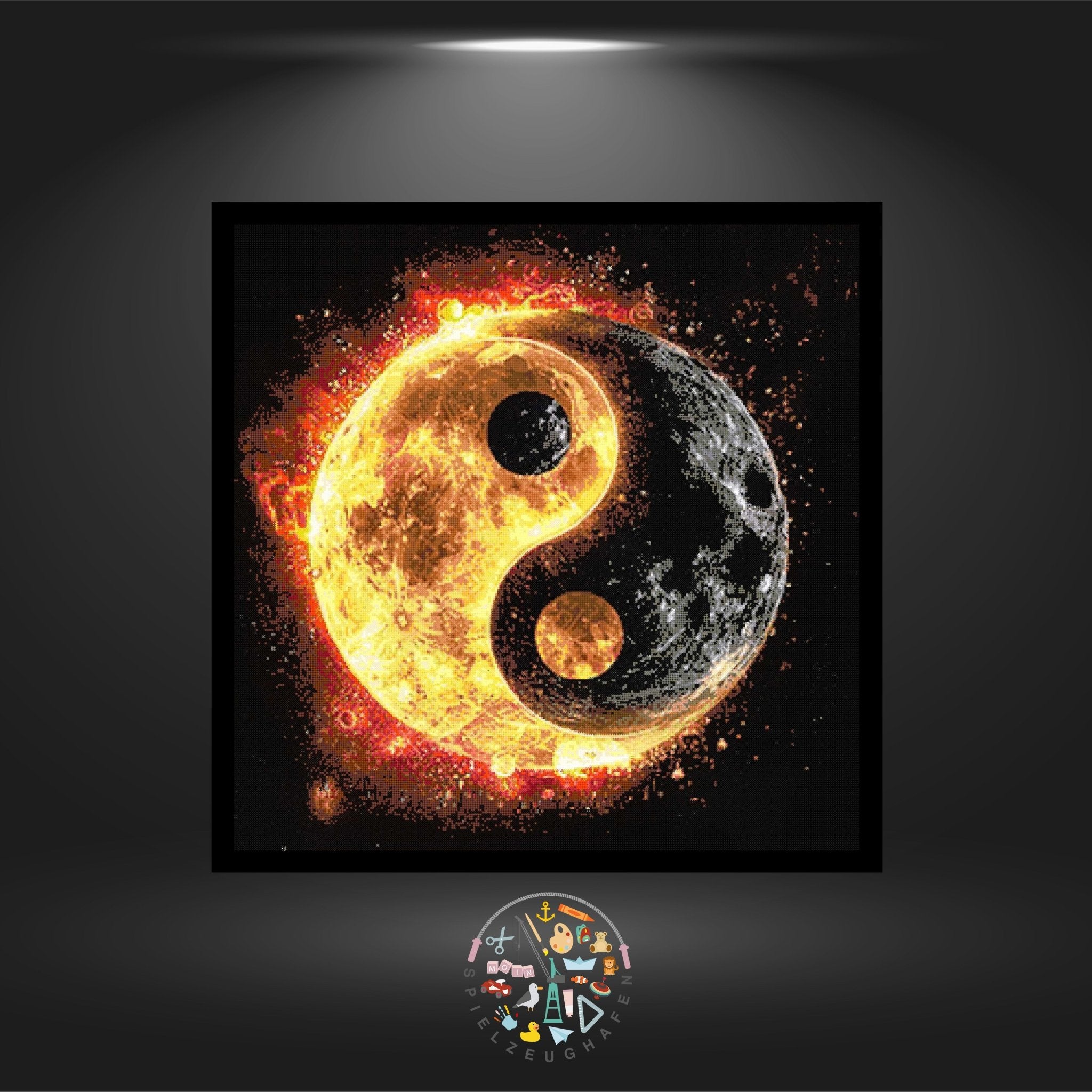 Yin Yang Fire - Strass rund von Spielzeughafen