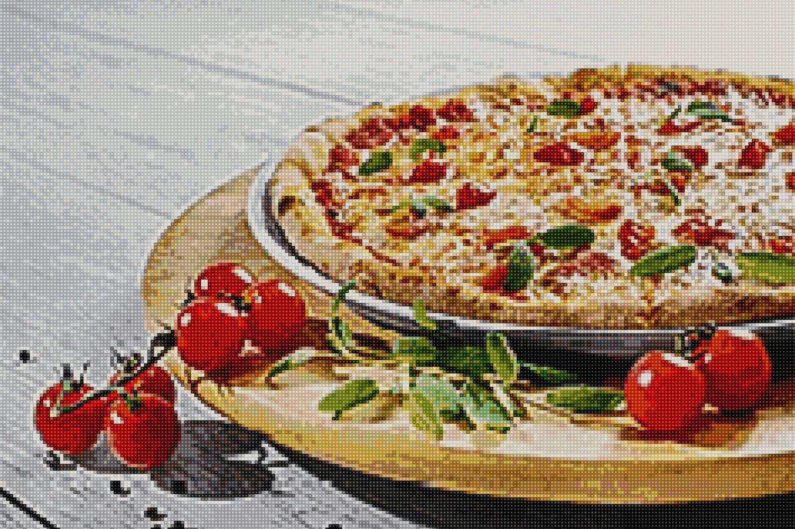 Pizza Margaritha - Quadratisch