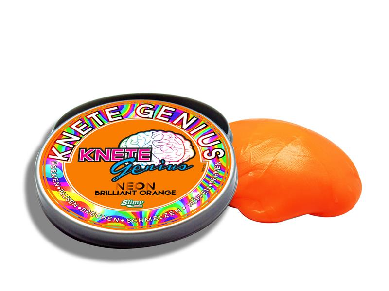 Knete Genius - Neon - Brilliant Orange