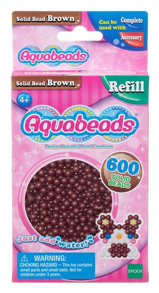 Aquabeads Braune Perlen