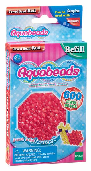 Aquabeads Rote Glitzerperlen