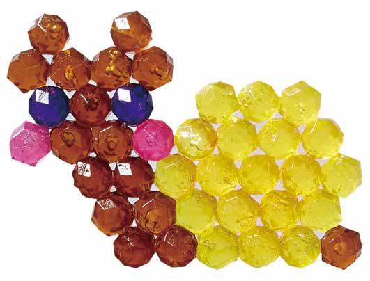 Aquabeads Gelbe Glitzerperlen